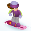 Snowboard Betty